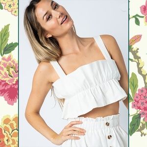 🌴💕Sexy Ruffle Crop Top / Bandeau💕🌴
